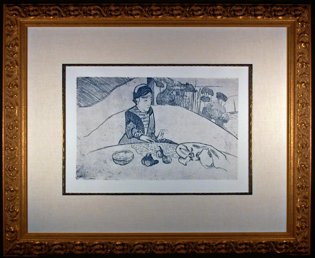 Woman With Figs Orig. Gauguin Etching | J D Smith Fine Art